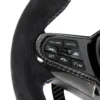 BMW alcantara steering wheel detail
