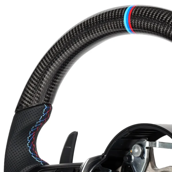 bmw carbon fiber steering wheel