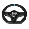 leather wrapped steering wheel