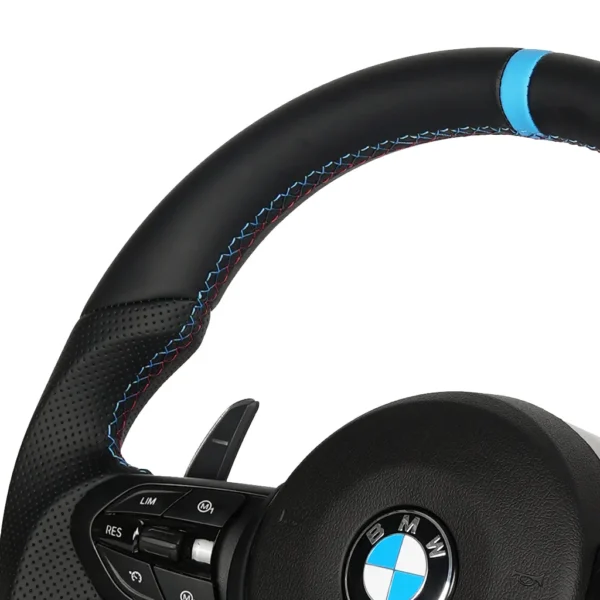 leather wrapped steering wheel for BMW
