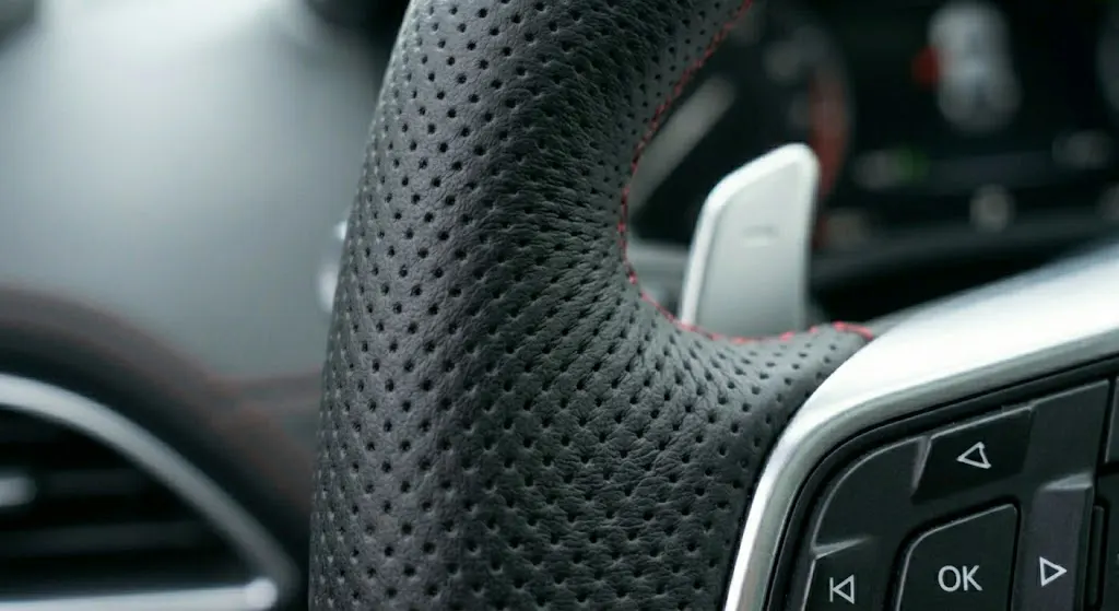 perforated leather