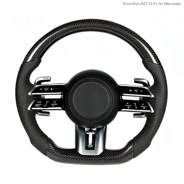 mercedes carbon fiber steering wheel
