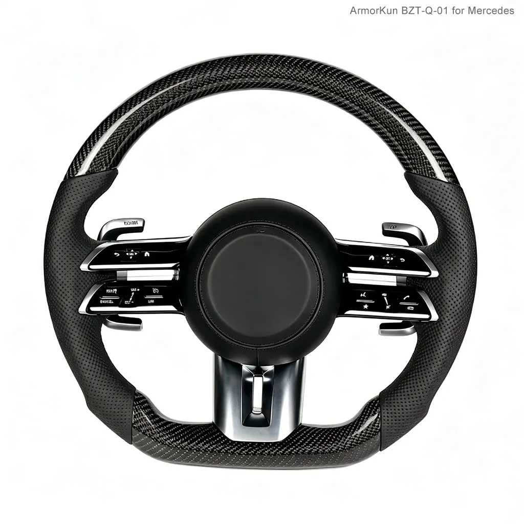 mercedes carbon fiber steering wheel
