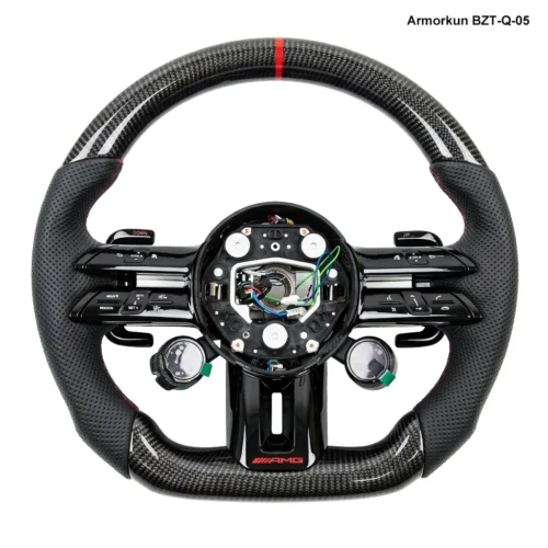 benz carbon steering wheels