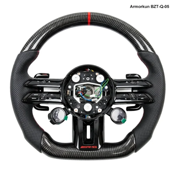 benz carbon steering wheels