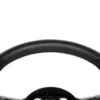black flat bottom steering wheel