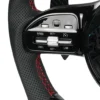 detail of mercedes benz custom steering wheels