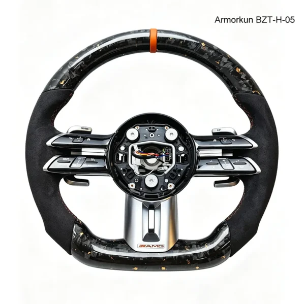 mercedes benz carbon fiber steering wheel