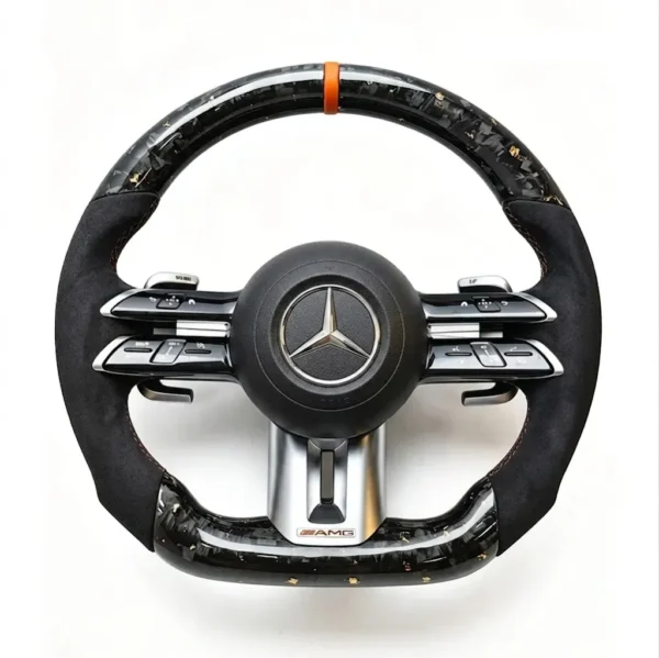 mercedes benz carbon fiber steering wheels