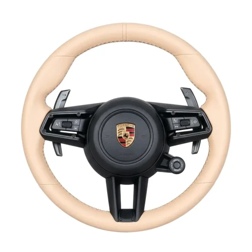 custom porsche steering wheel