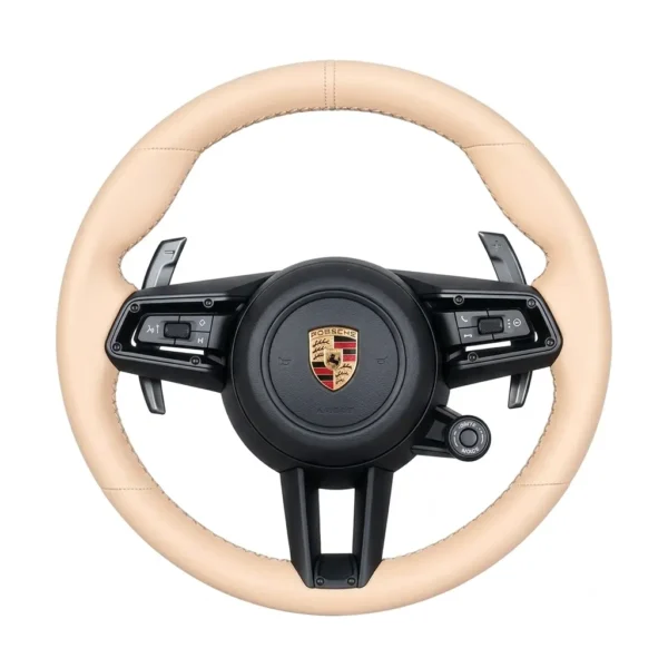 custom porsche steering wheel