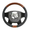 wood grain steering wheel