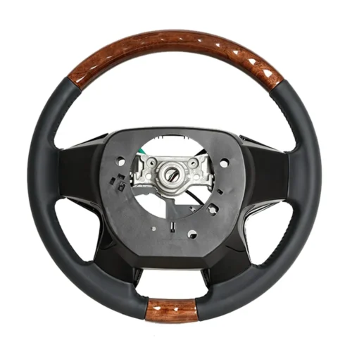 wood grain steering wheel