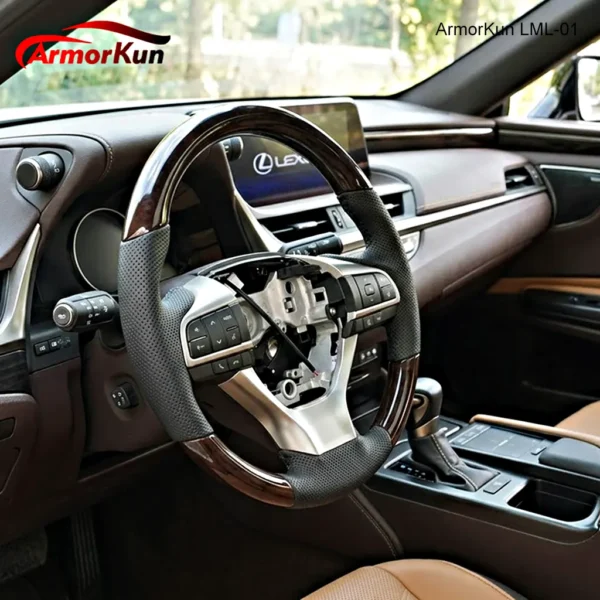 Lexus wood steering wheel