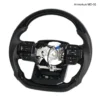 MD03 black 3 spoke steering wheel