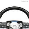 woodgrain steering wheel