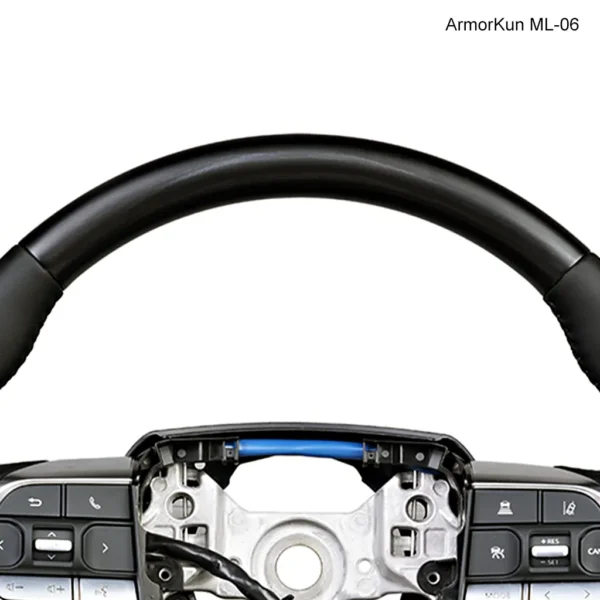 woodgrain steering wheel