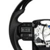 custom black wood steering wheel for toyota