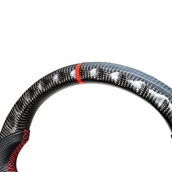 details of Toyota Land Cruiser steering wheel