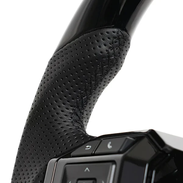 toyota black wood steering wheel