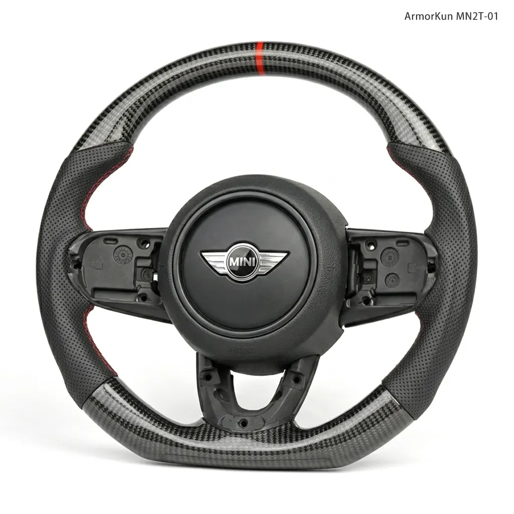 ArmorKun MN2T-01 steering wheel for mini cooper