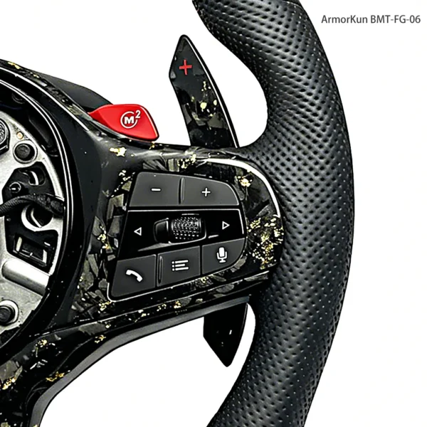 forged carbon fiber steering wheel for BMW