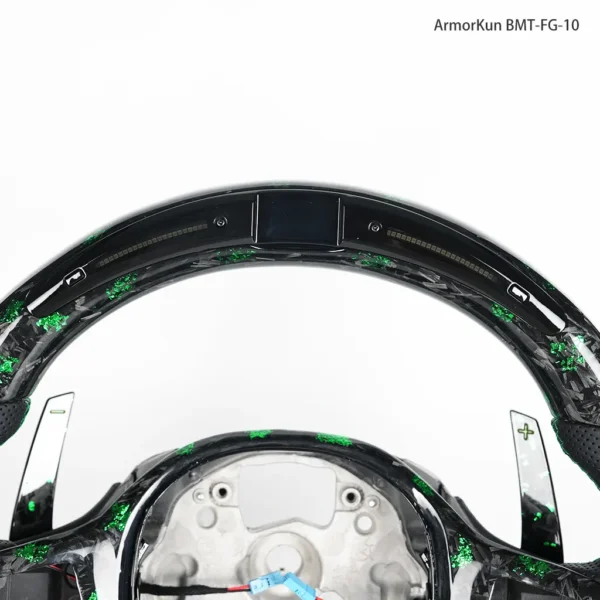 Aggiornamento del volante a LED in fibra di carbonio BMT-FG-10