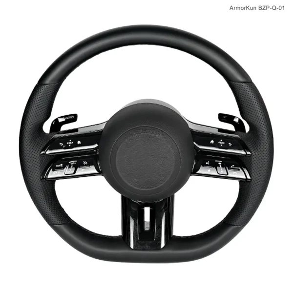 Volante calefactable ArmorKun BZP-Q-01 para Mercedes-Benz