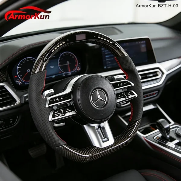 ArmorKun BZT-Q-08 Carbonfaser-Lenkrad für Mercedes
