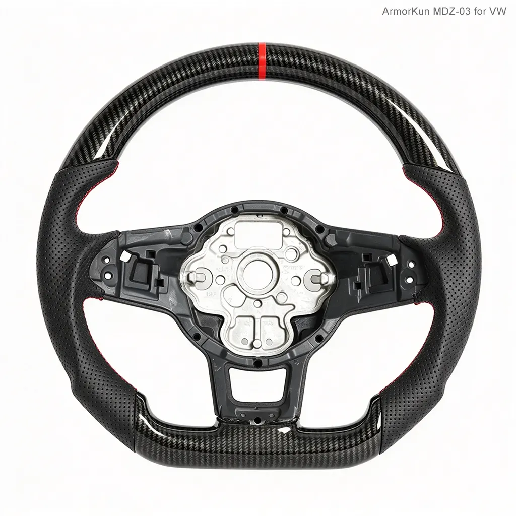 ArmorKun MDZ-03 Carbonfaser-Volkswagen-Lenkrad