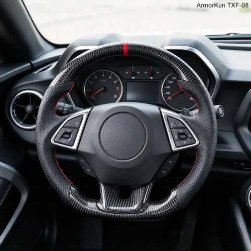 ArmorKun TXF-08 for custom Camaro steering wheel