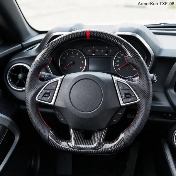 ArmorKun TXF-08 for custom Camaro steering wheel