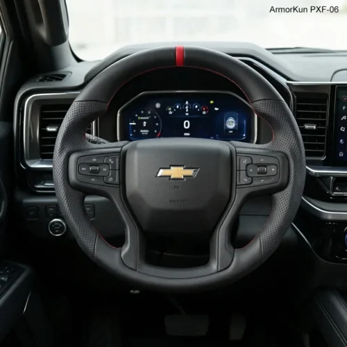 PXF-06 custom leather steering wheel replacement